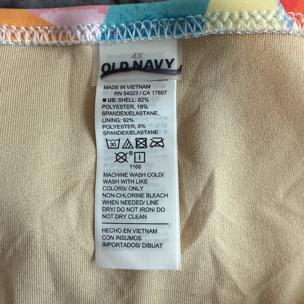 Old Navy Bikini Bottoms Women’s 4X Tropical Leaf Print Lined Swim Brief Beach - Picture 4 of 7